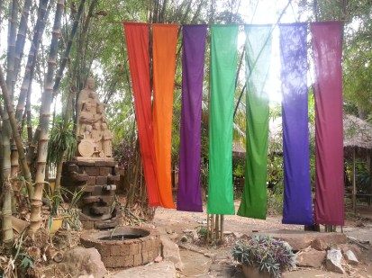 The Holy Virgin at the entrance of the Apostolic Prefecture of Battambang