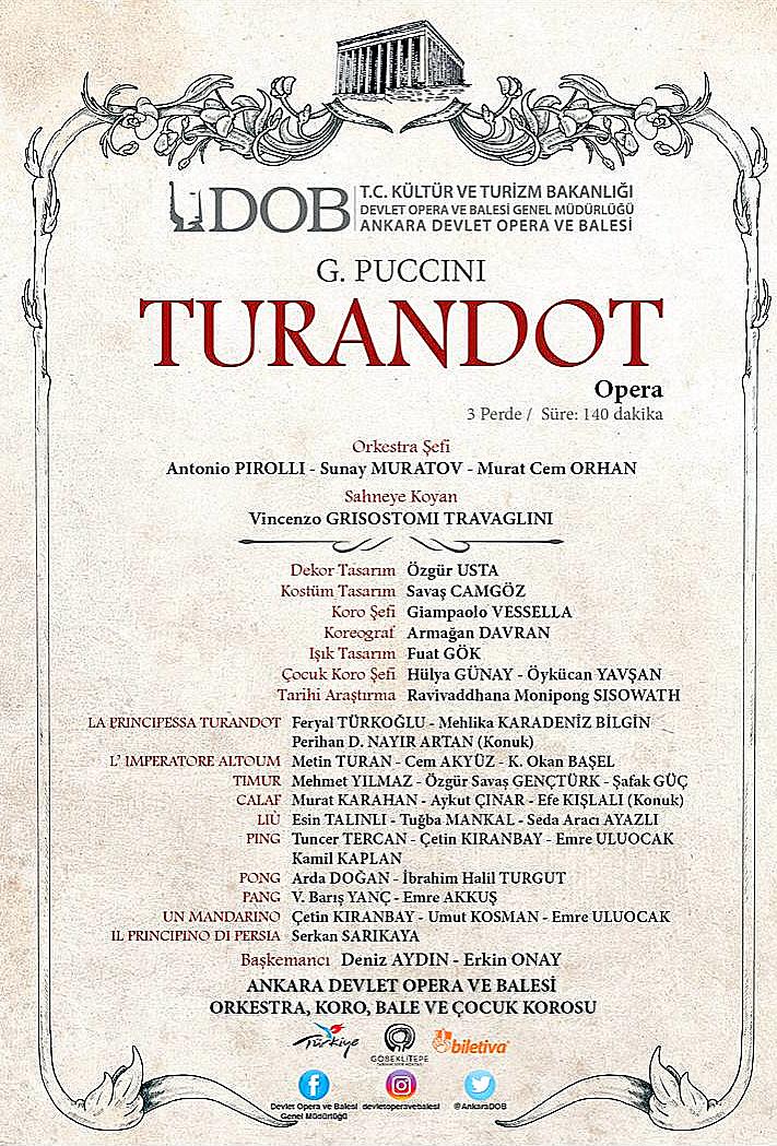 Turandot Locandina
